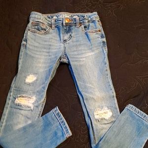 Sequin flip jean pants 7 girls